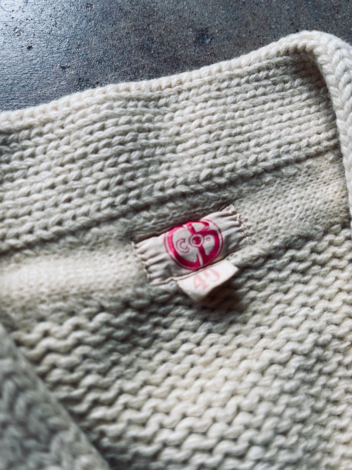 1940’s CB Co by SAND Knit Varsity Cardigan | 40