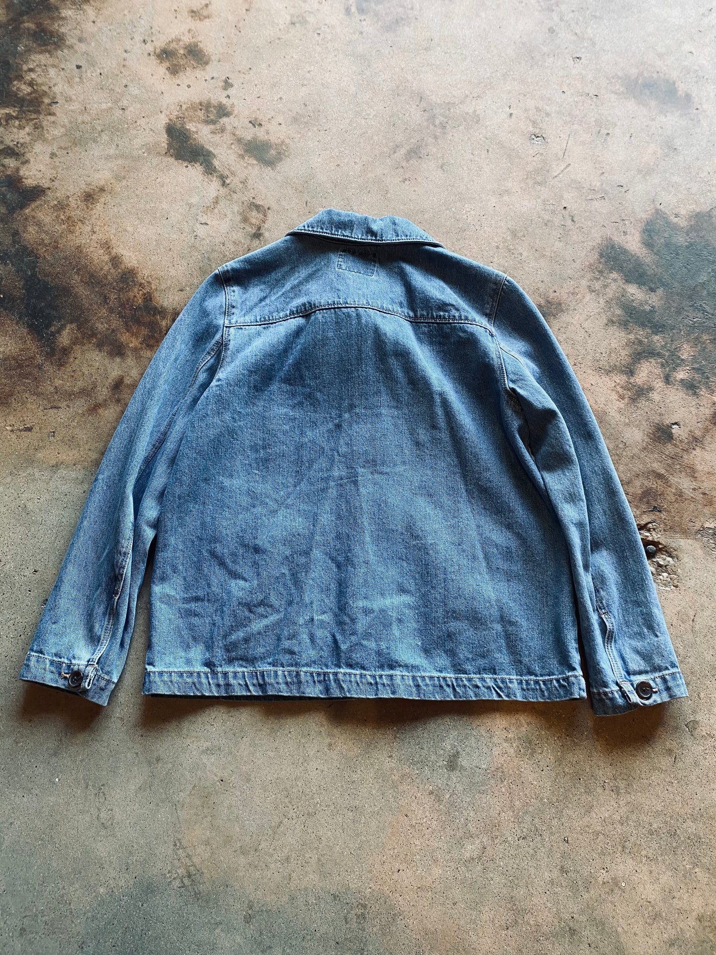 Vintage Denim Chore Coat