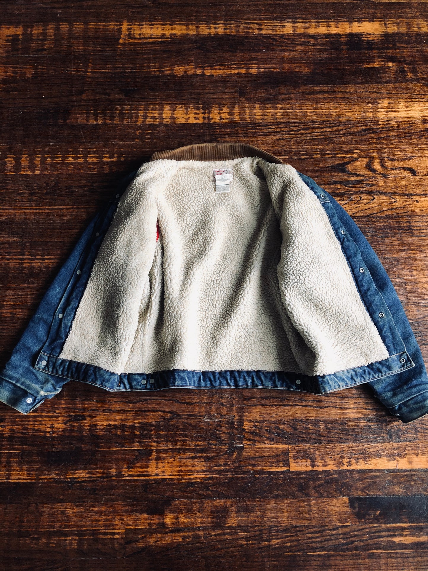 1970’s Saddle King Sherpa Lined Denim Jacket
