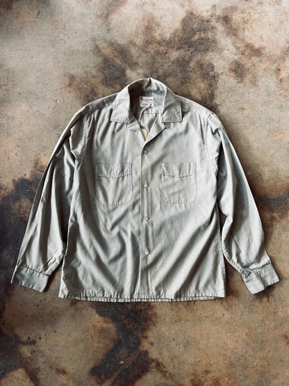 1950’s-60’s Van Heusen Loop Collar Shirt | Medium