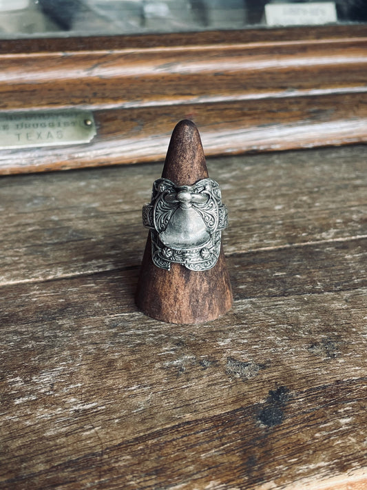 Vintage Sterling Saddle Ring