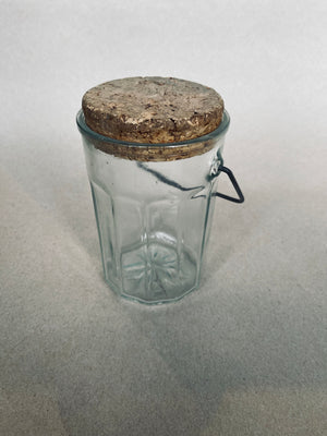 Vintage Corked Glass Container