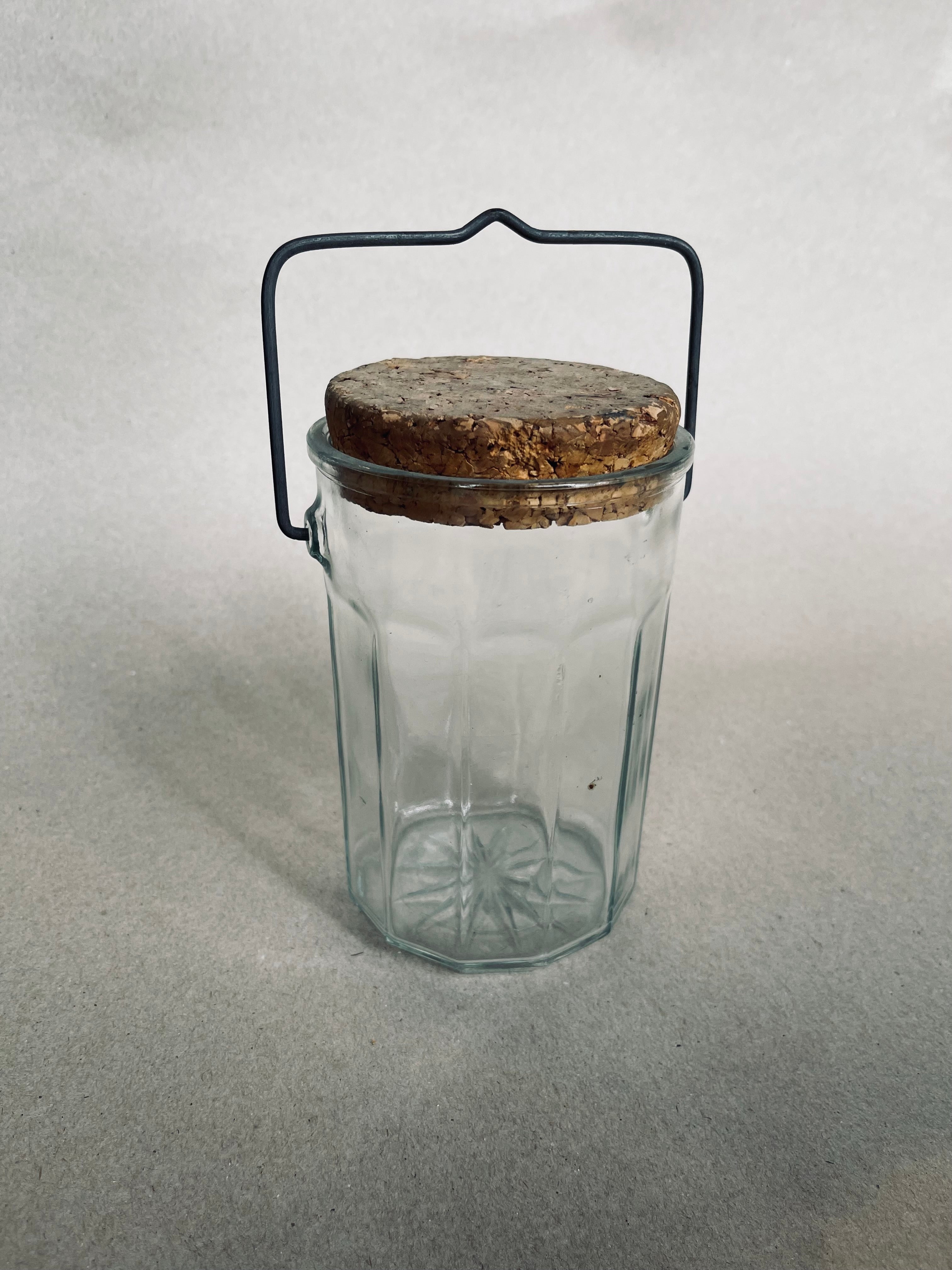 Dressing container with Cork and Ceramic. CORKWAY