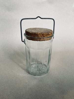 Vintage Corked Glass Container