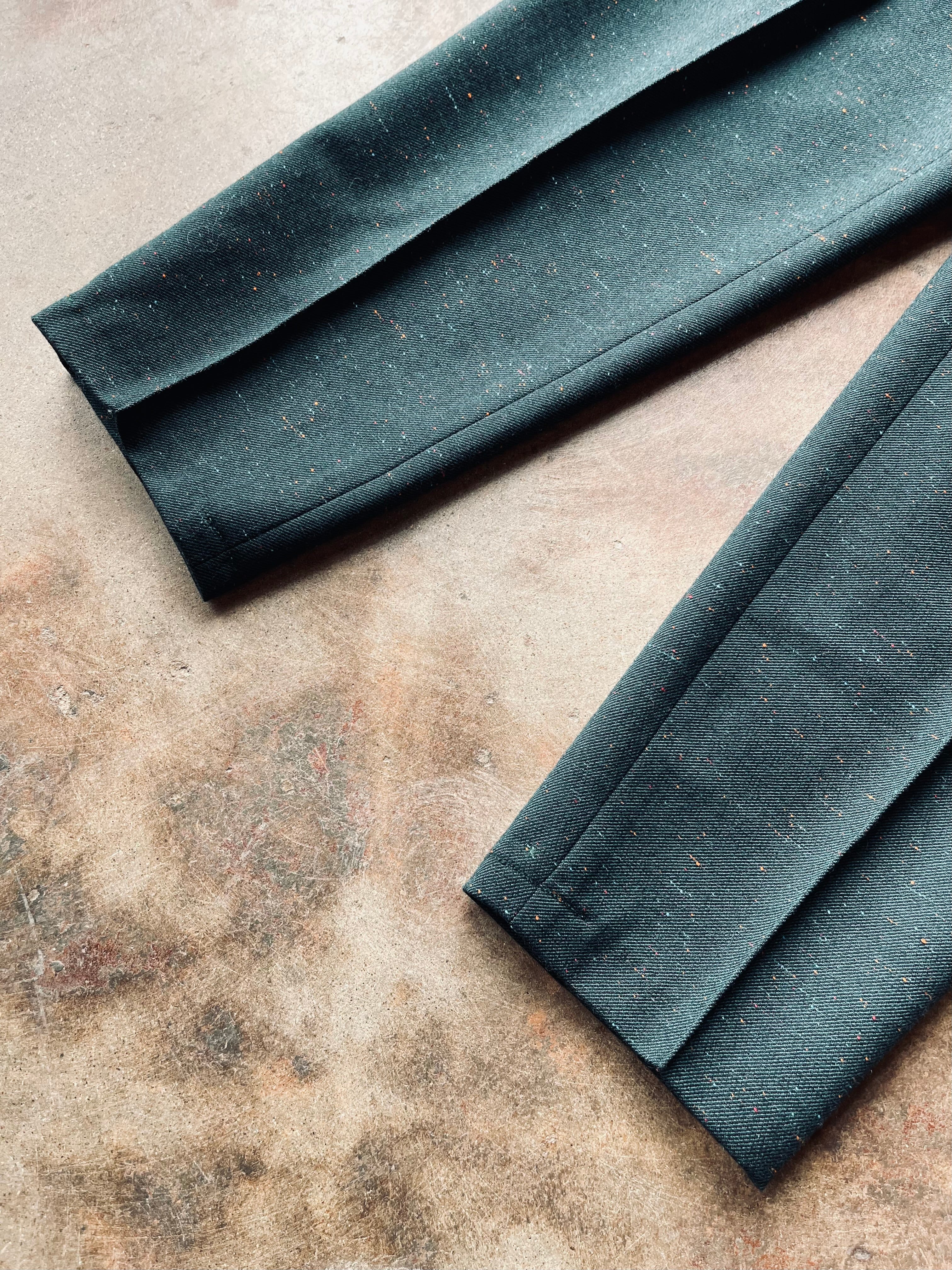 1980’s French Tweed Pleated Trousers | 27W
