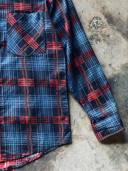 1980’s Open Trails Printed Flannel | Medium