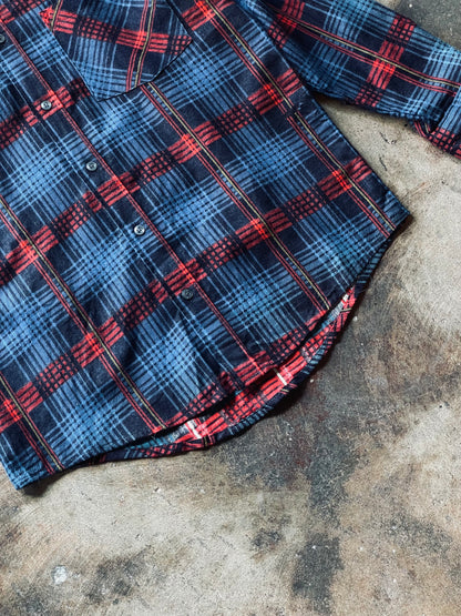 1980’s Open Trails Printed Flannel | Medium