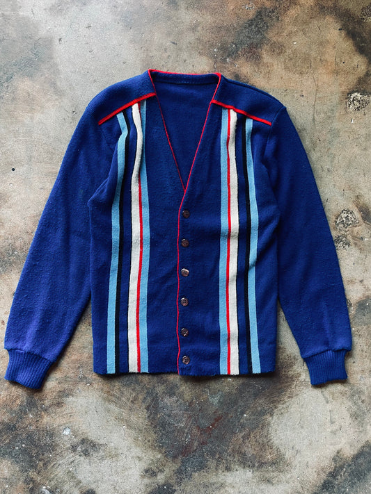 1960’s Striped Cardigan | Medium