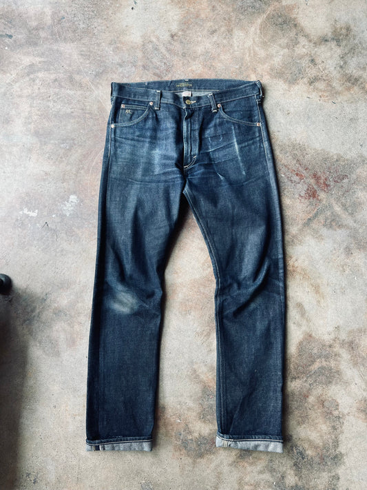 RRL High Slim Half Selvedge Denim | 35X34