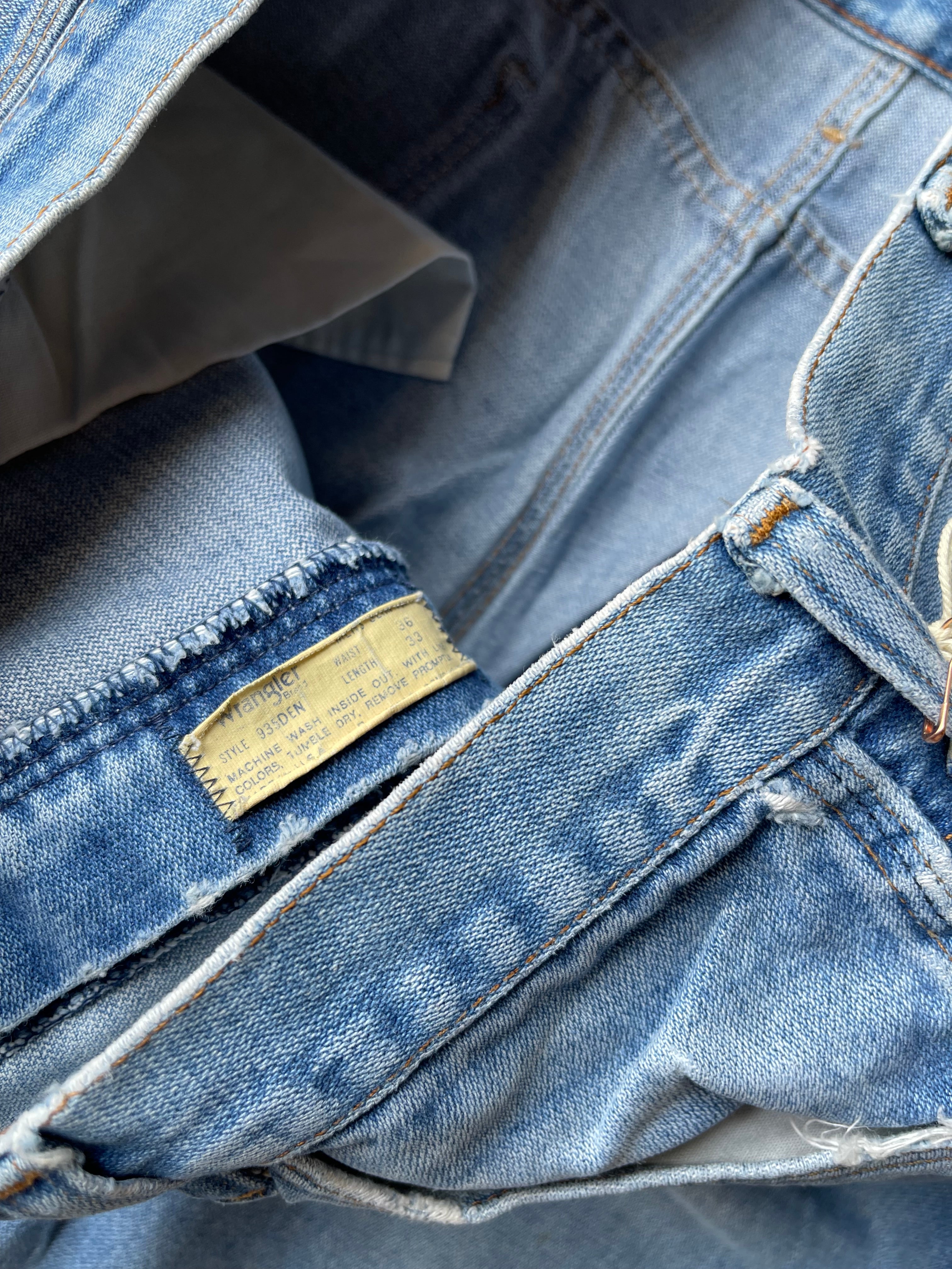 1980’s Wrangler 935DEN Denim | 34X33