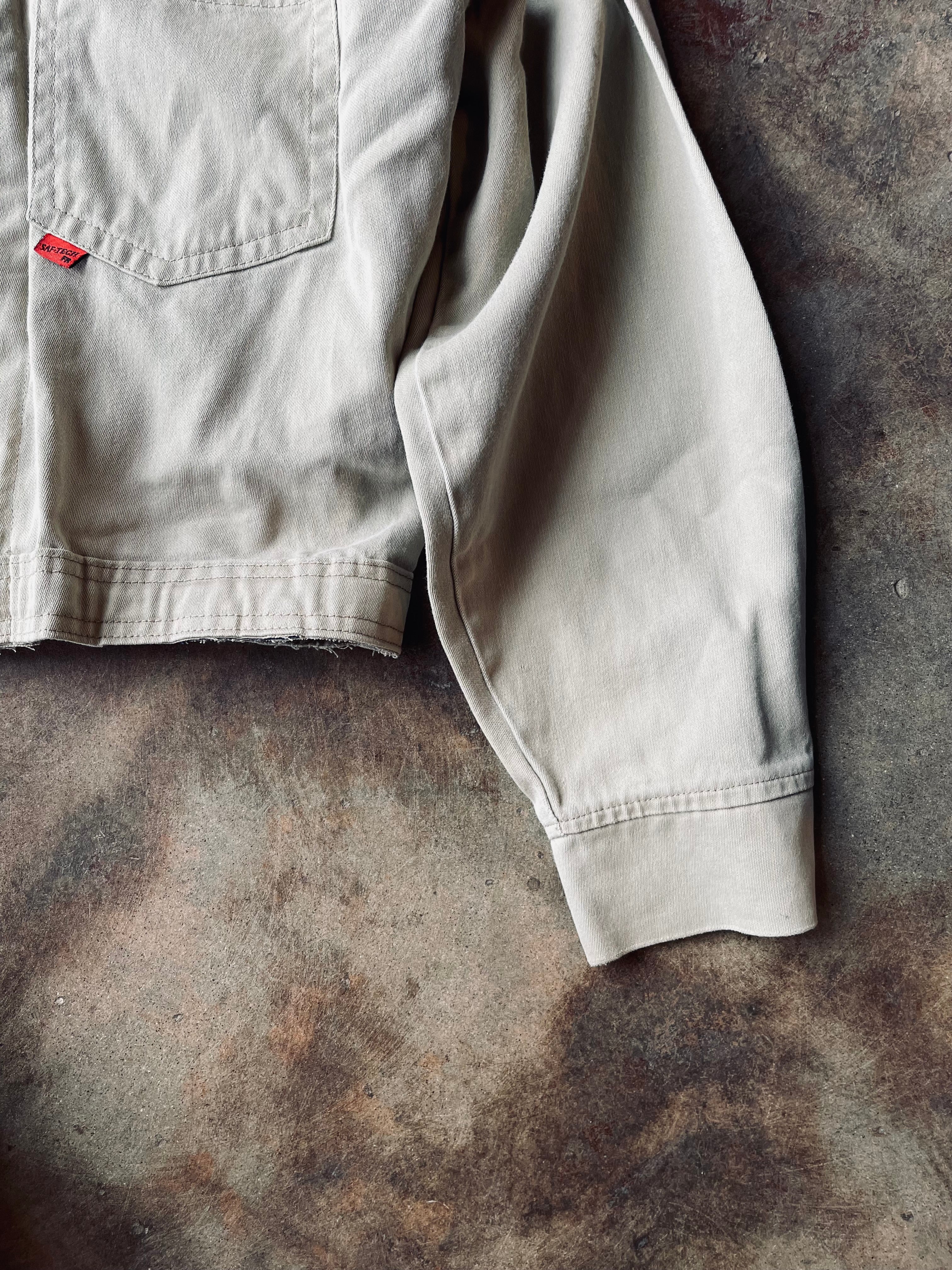 Vintage Cropped Work Jacket | Large