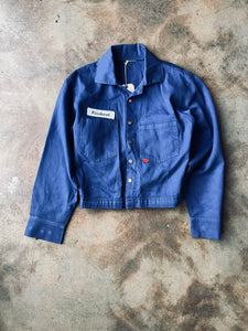 Vintage Cropped Work Jacket | Large
