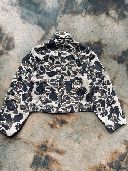 1970’s Frogskin Camo Cropped Jacket | Large