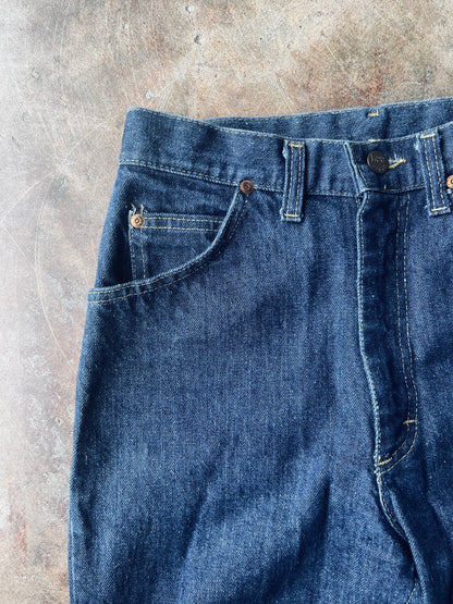 1970’s Junior Lee Riders Straight Leg Denim | 28X29