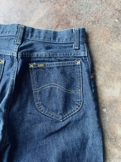 1970’s Junior Lee Riders Straight Leg Denim | 28X29