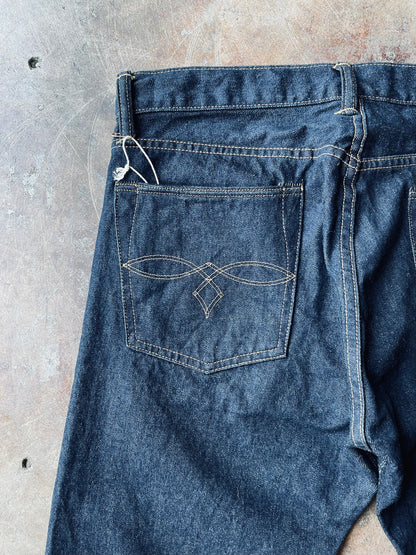 RRL Low Straight Selvedge Denim | 35X34