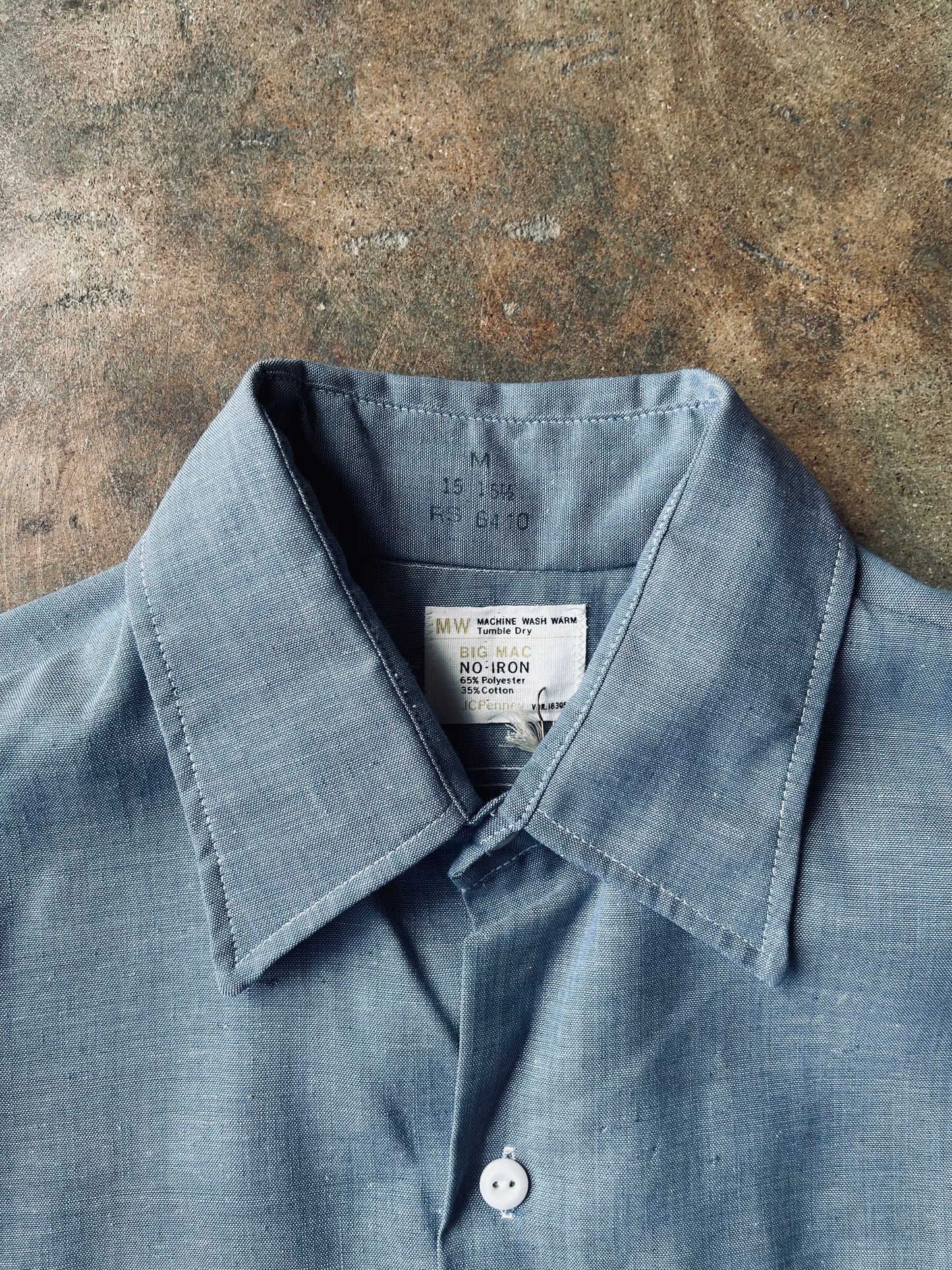 1960’s Big Mac Selvedge Chambray Work Shirt | Medium