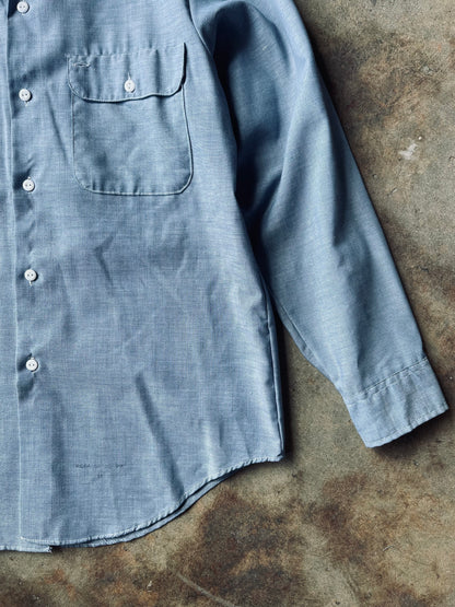 1960’s Big Mac Selvedge Chambray Work Shirt | Medium