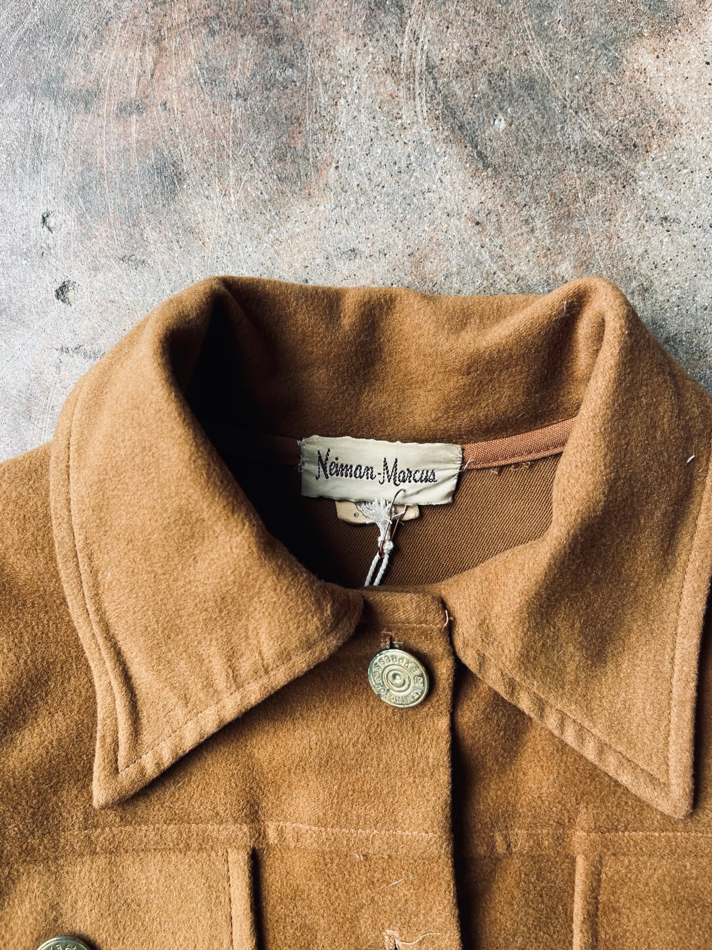 1960’s Neiman Marcus Cropped Moleskin Jacket | Small