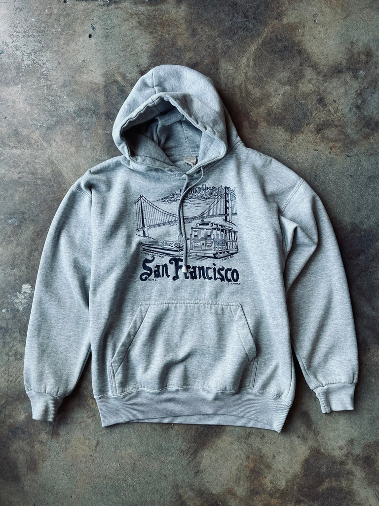 80s San Francisco Tourist Hoodie - Men's Medium – Flying Apple Vintage