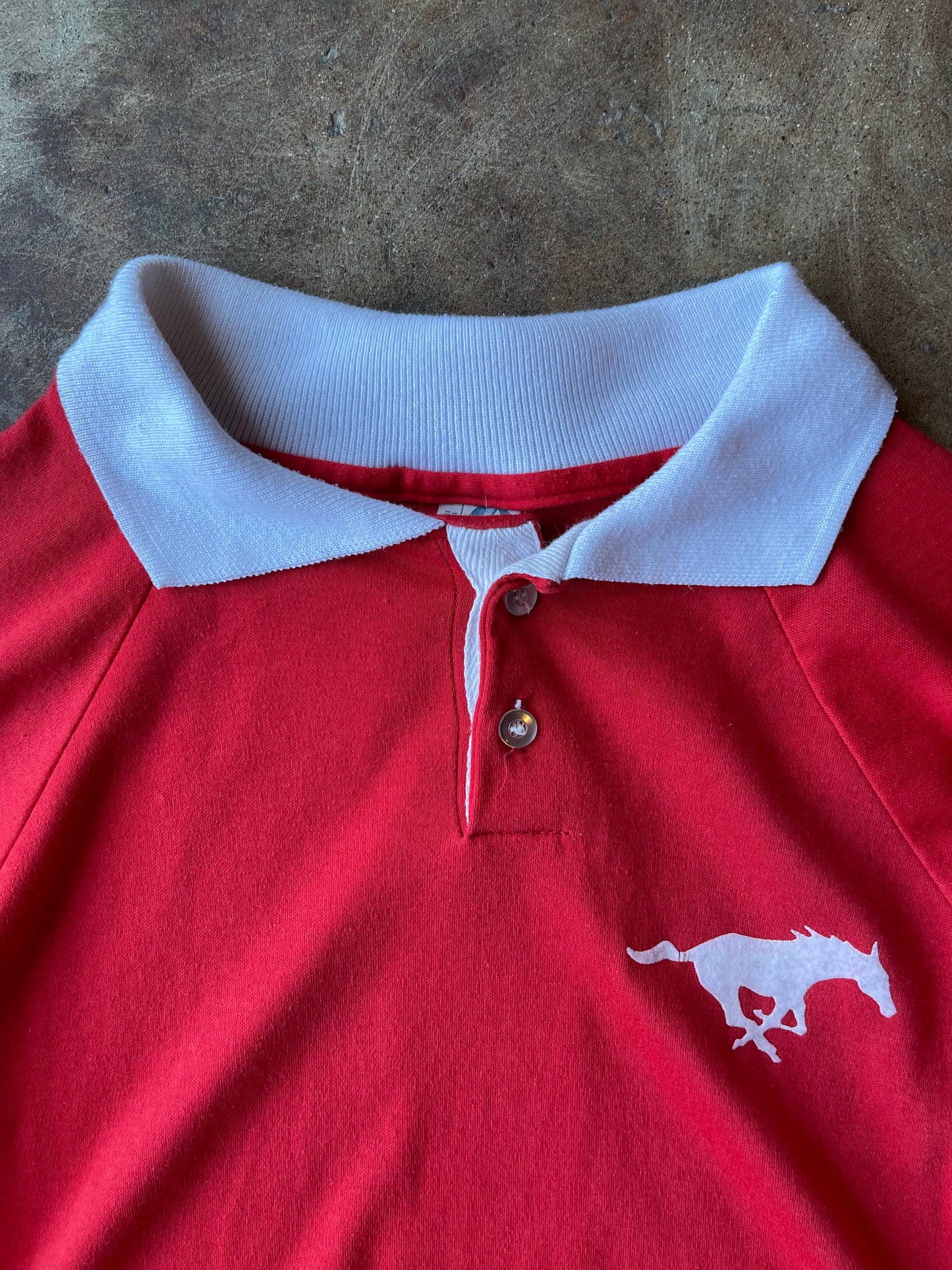 1980’s Artex SMU Raglan Sleeve Polo | Medium