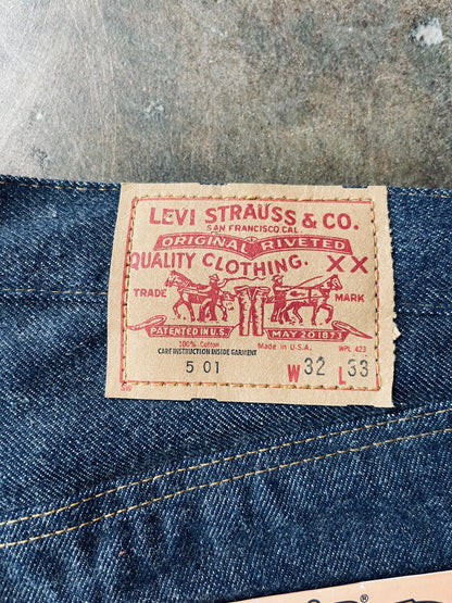 1980’s Levi’s 501 Redline Denim *Deadstock* | 32X33