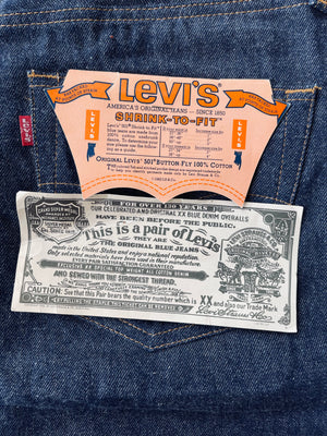 1980’s Levi’s 501 Redline Denim *Deadstock* | 32X33