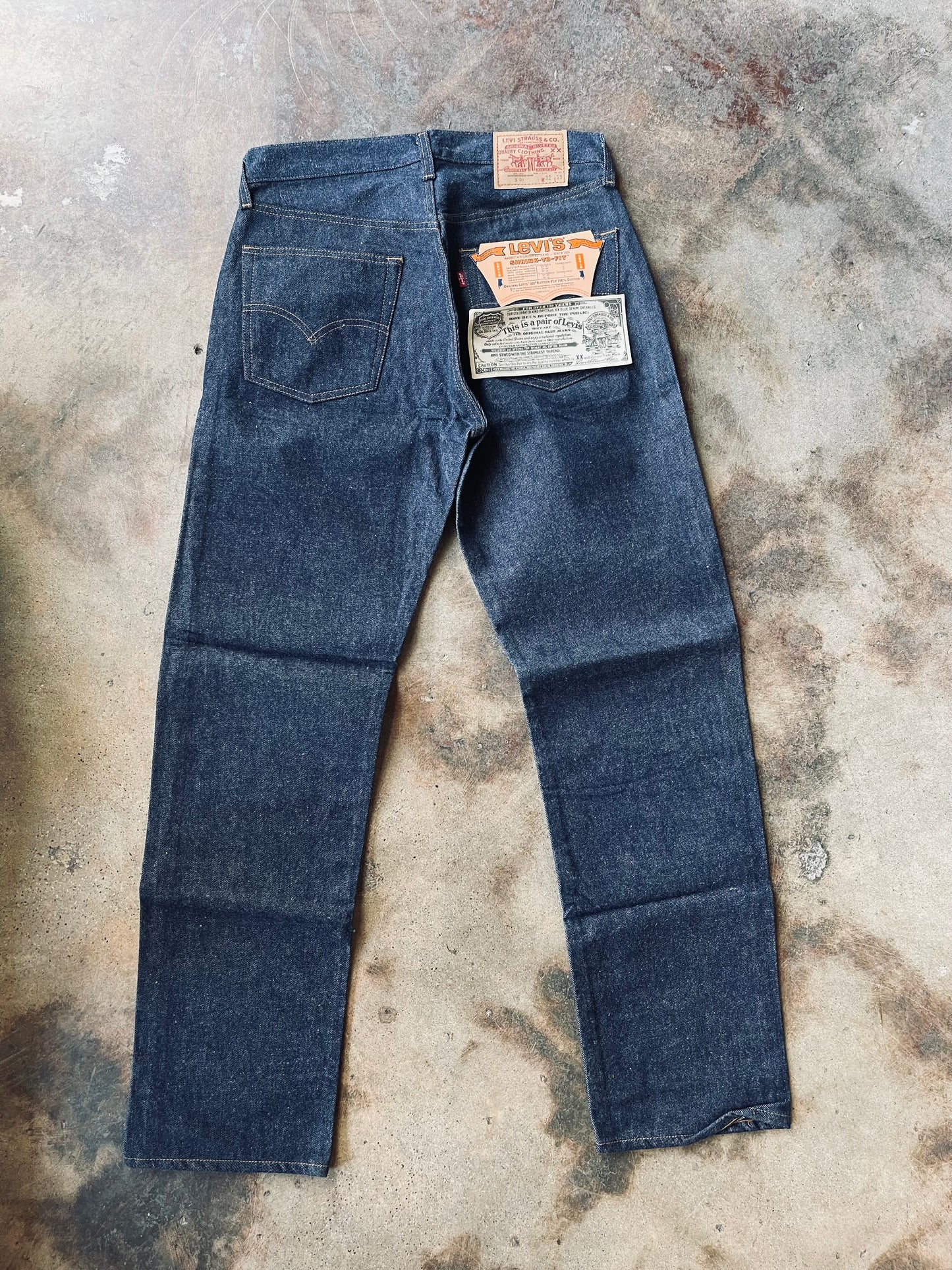 1980’s Levi’s 501 Redline Denim *Deadstock* | 32X33