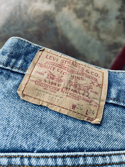 1980’s Levi’s 505 Red Tab Denim | 38X34