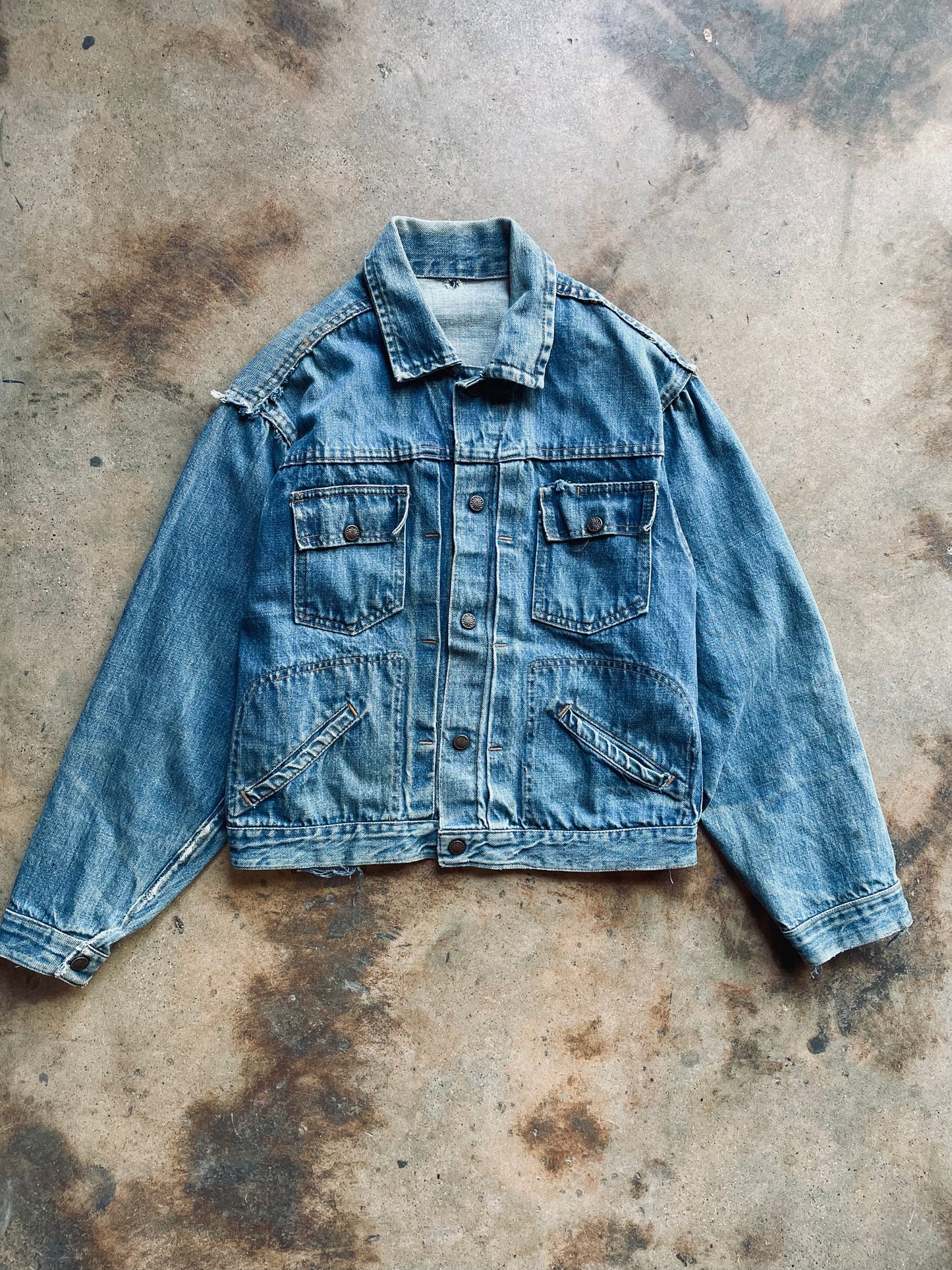 1960’s Selvedge Denim Jacket | Small