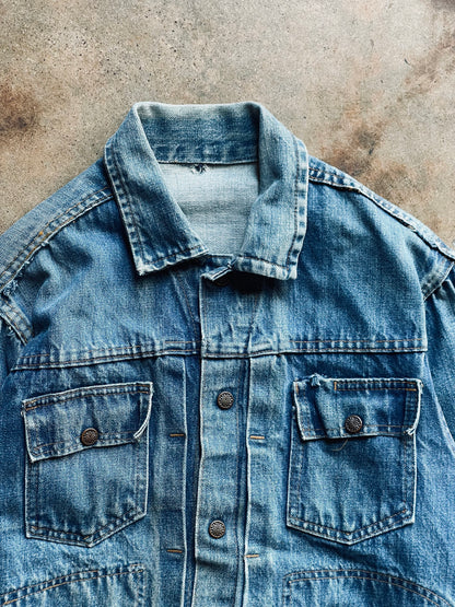 1960’s Selvedge Denim Jacket | Small