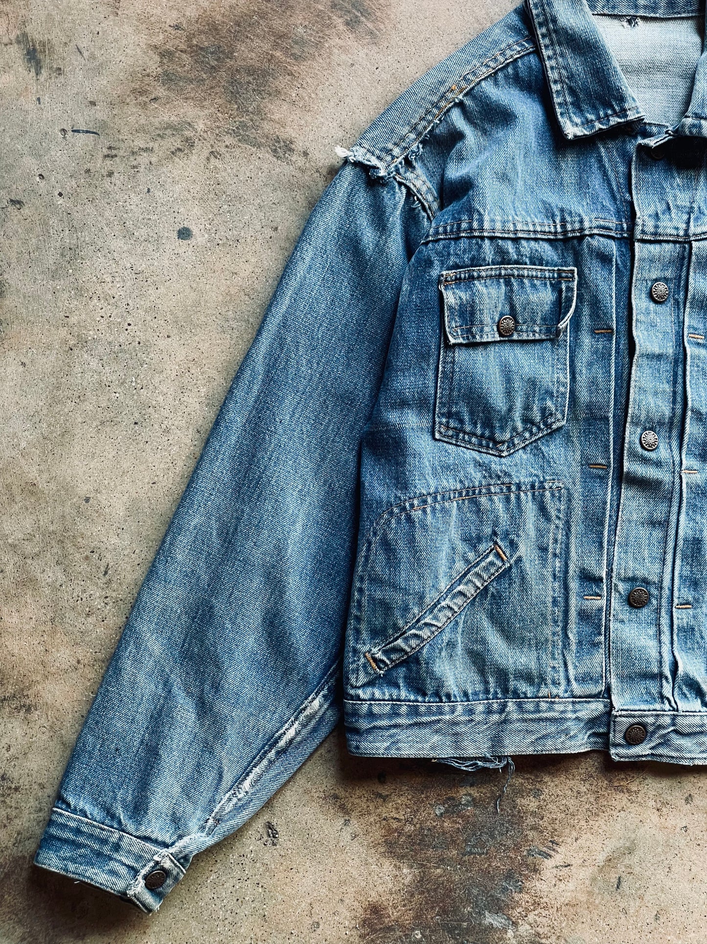 1960’s Selvedge Denim Jacket | Small