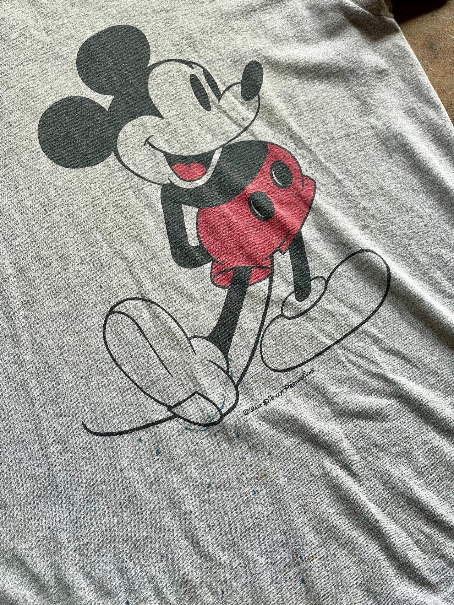 1970’s Mickey Mouse Ringer Tee | Small