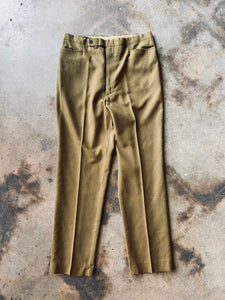 1960’s Sears Perma-Prest Flat Front Trouser | 32X30
