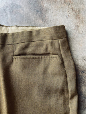 1960’s Sears Perma-Prest Flat Front Trouser | 32X30