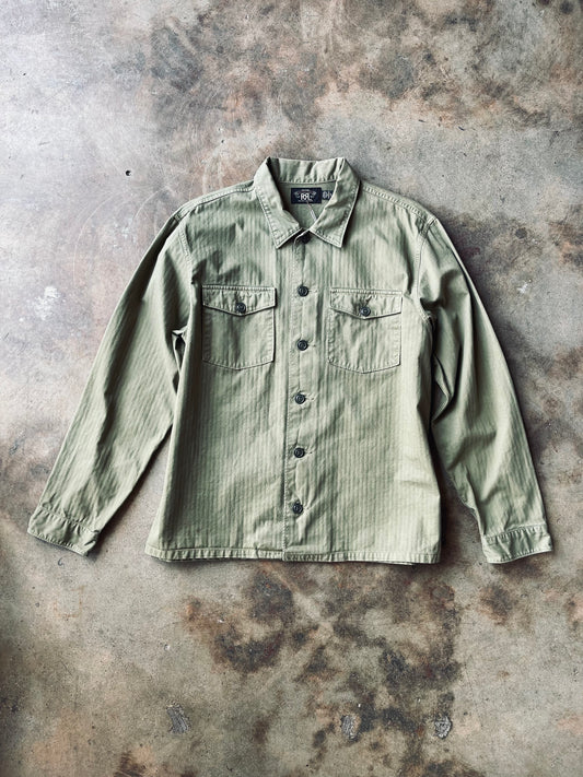 Double RL HBT Military Shirt | X-Large