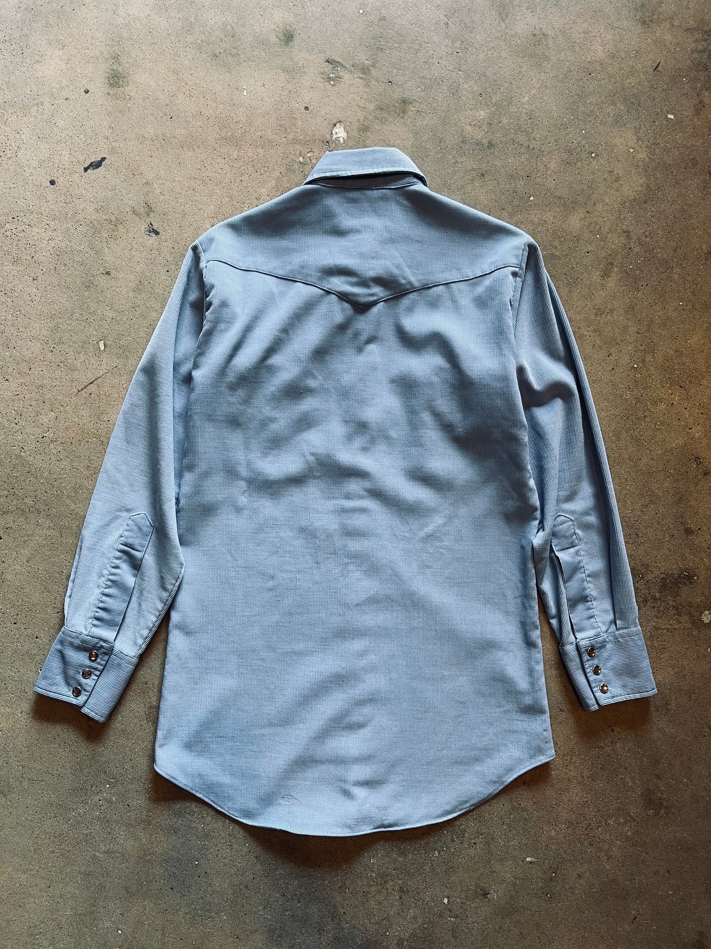 1970’s Lee Corduroy Pearl Snap Shirt | Small