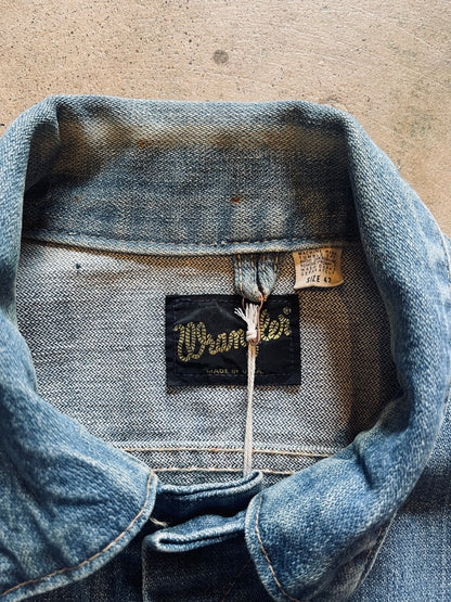 1970’s Wrangler Cut Off Selvedge Denim Vest | Medium