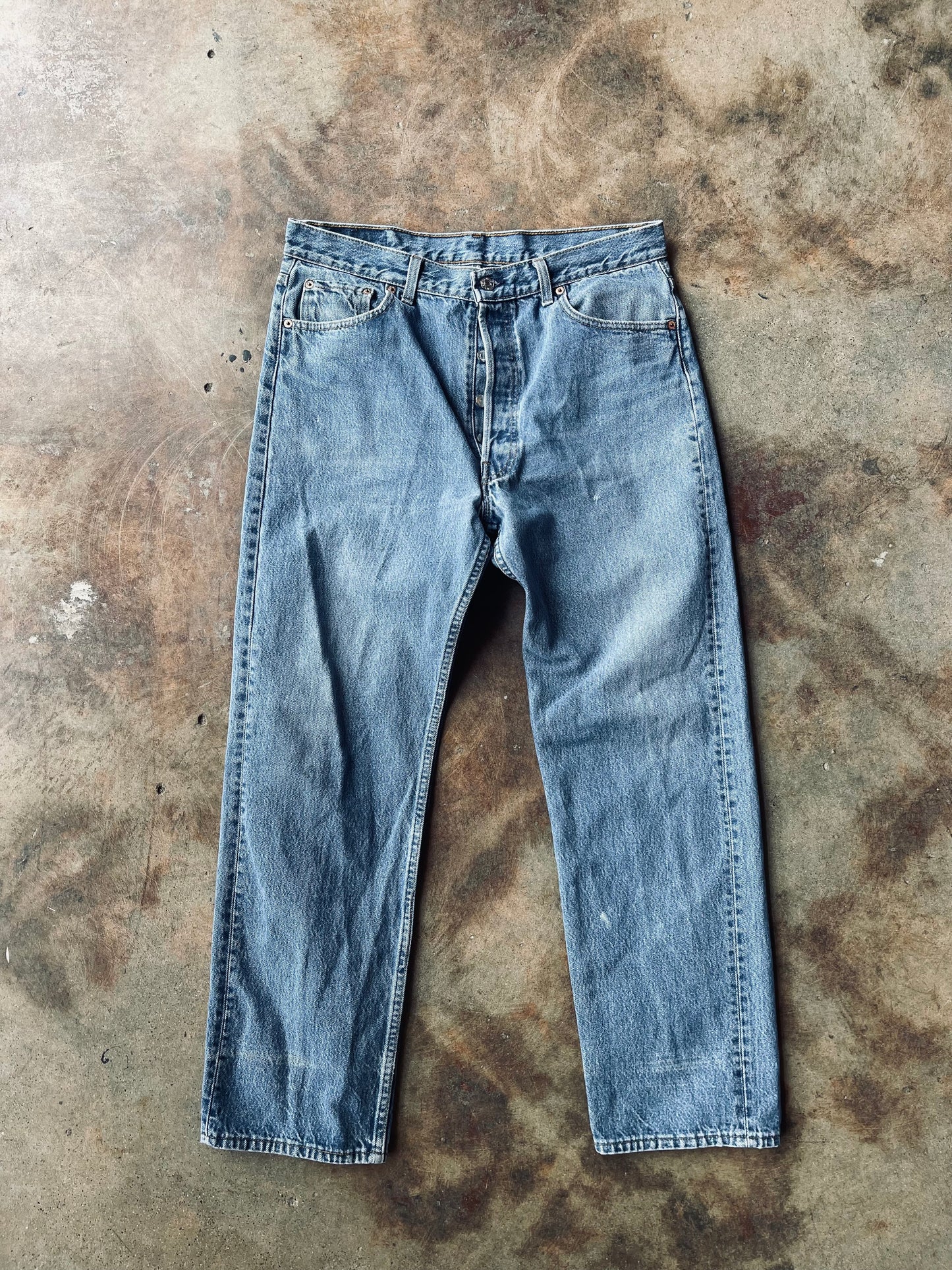 1990’s Levi’s 501 Button Fly Denim | 34X30