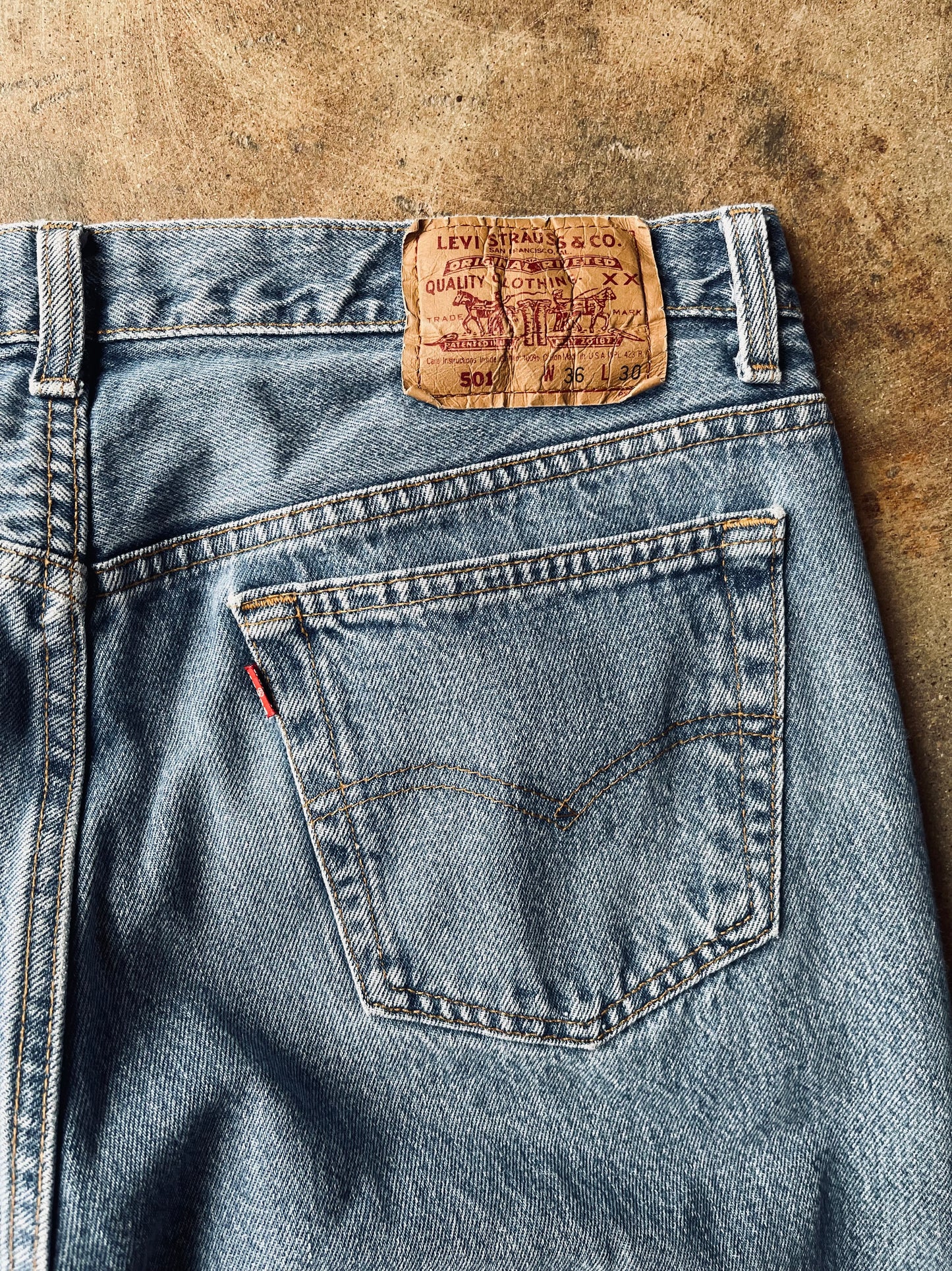 1990’s Levi’s 501 Button Fly Denim | 34X30