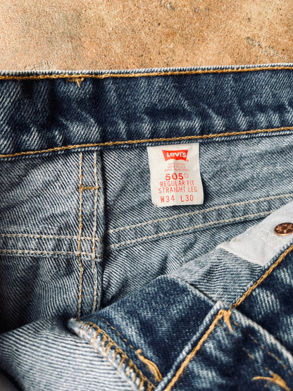 1994 Levi’s 505 Orange Tab Denim | 34X32