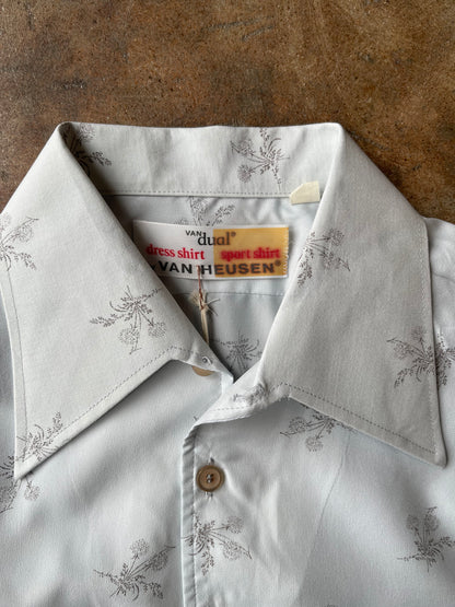 1970’s Van Heusen Floral Print Shirt | Medium