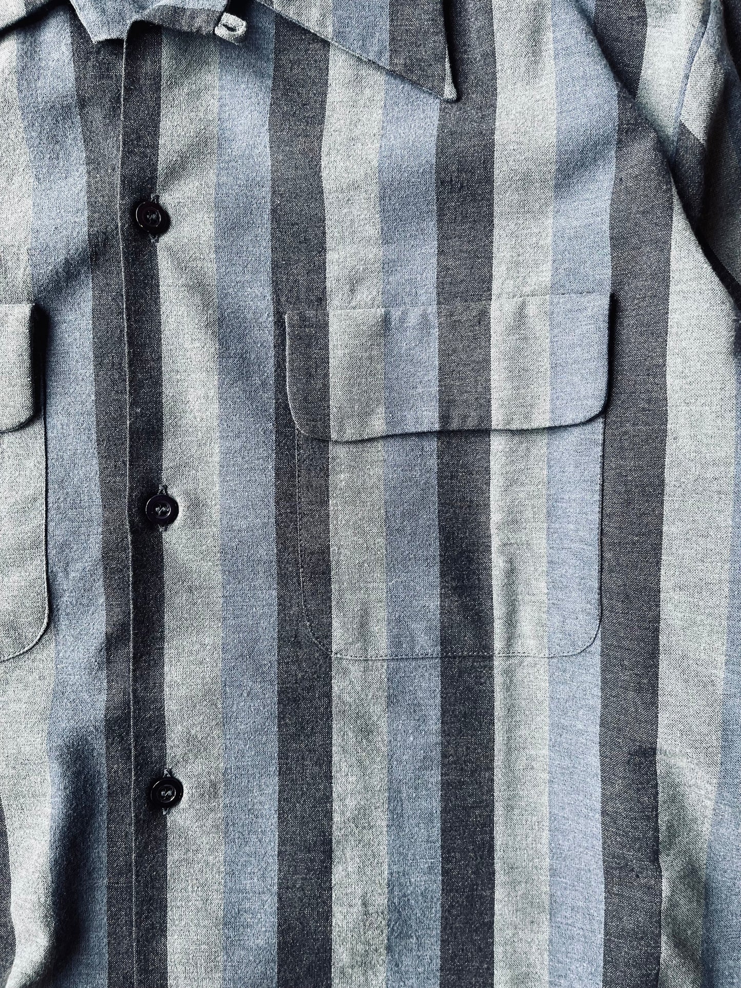 Levi’s Vintage Clothing Striped Loop Collar Shirt | Large