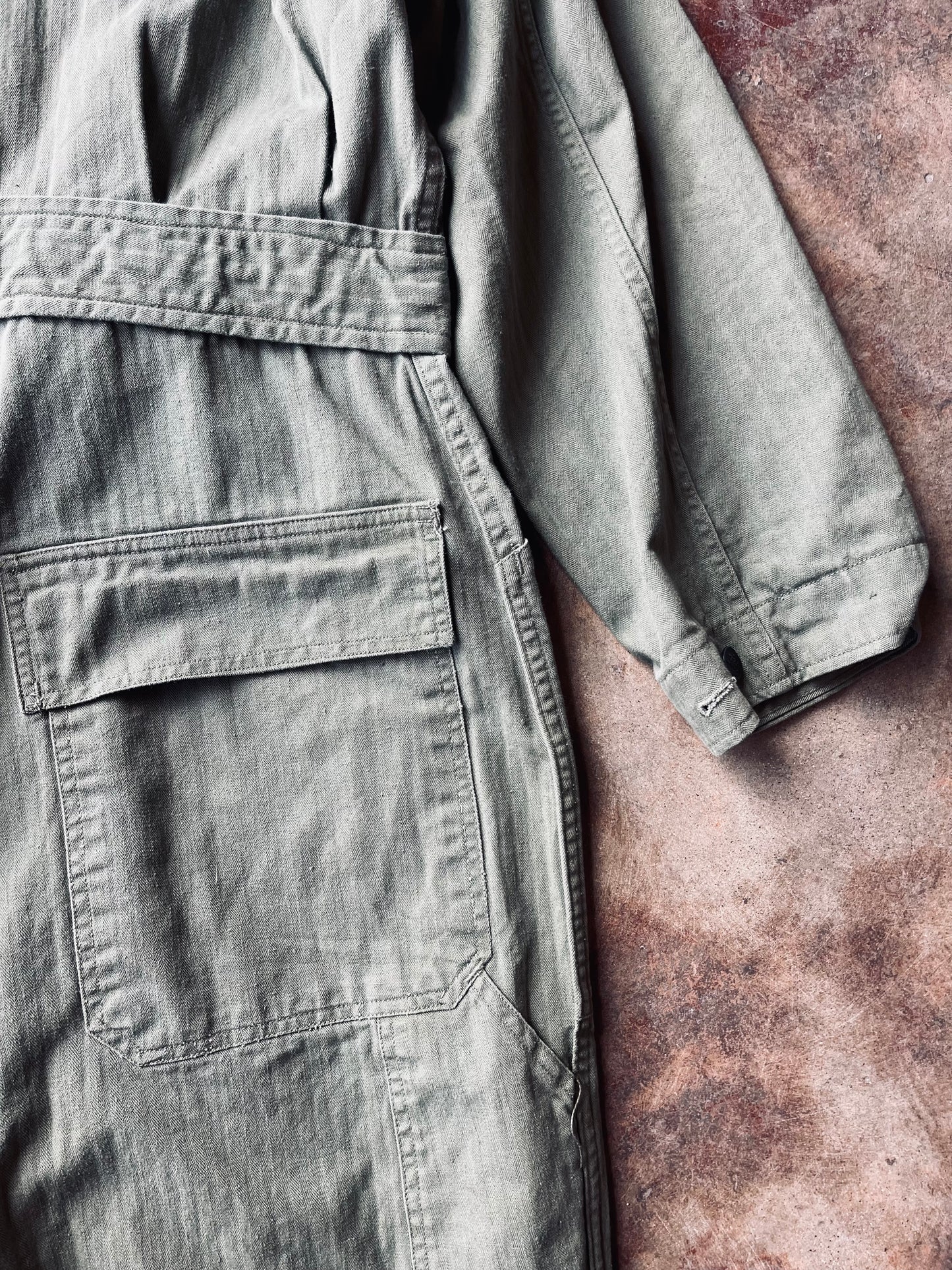 Vintage U.S. Military HBT Coveralls | 38R