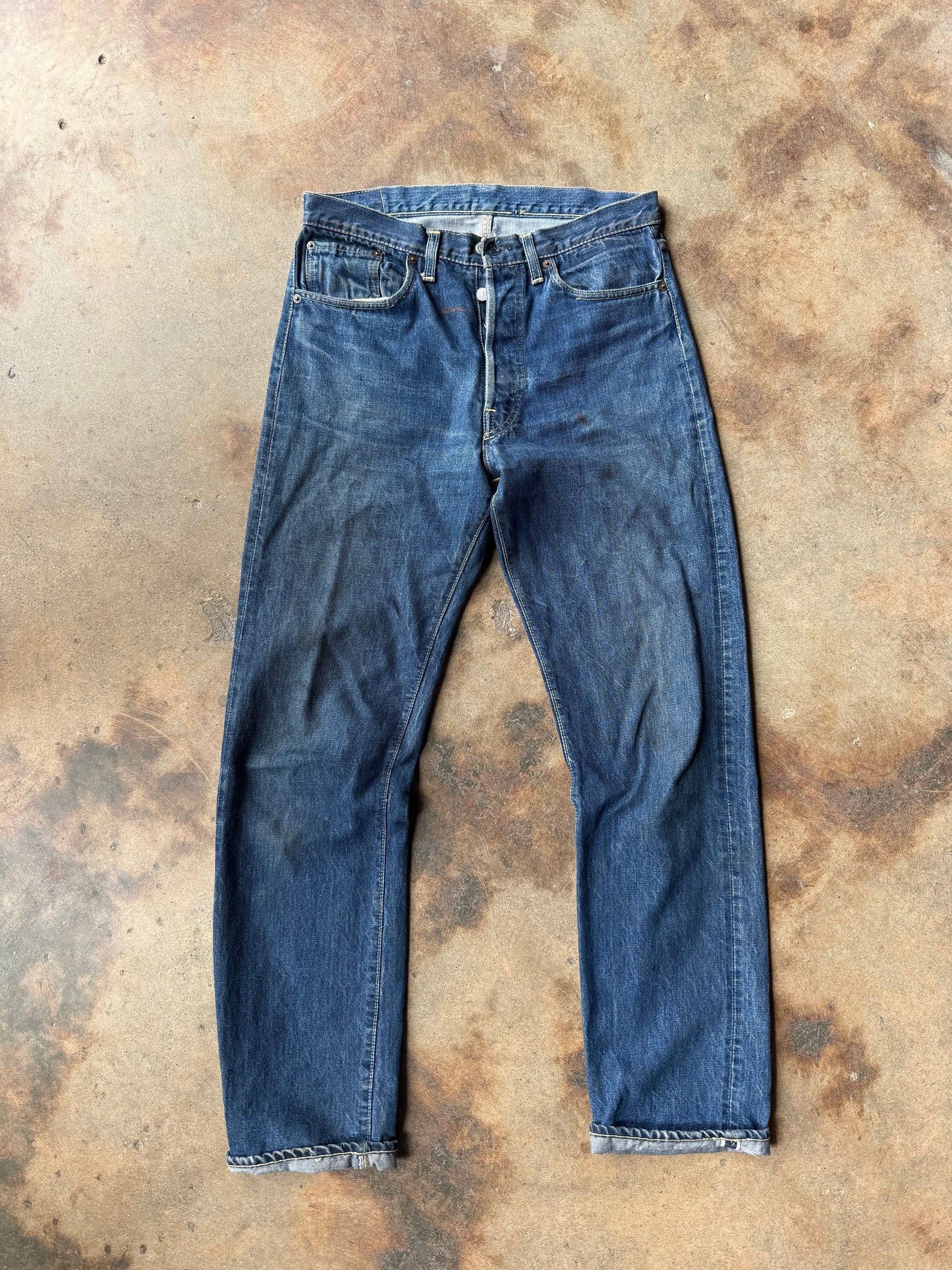 1950’s-60’s Levi’s 501 Button Fly Denim | 34X34