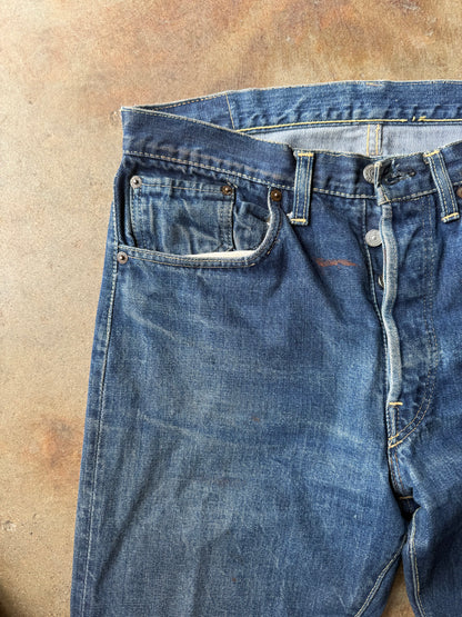 1950’s-60’s Levi’s 501 Button Fly Denim | 34X34