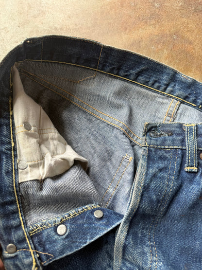 1950’s-60’s Levi’s 501 Button Fly Denim | 34X34