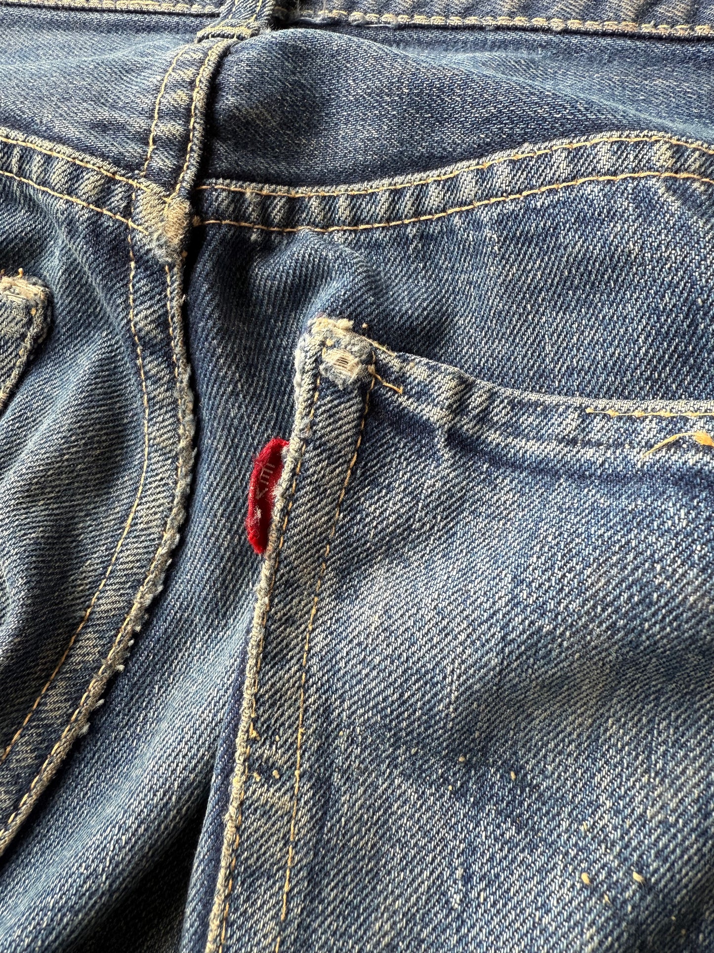 1950’s-60’s Levi’s 501 Button Fly Denim | 34X34