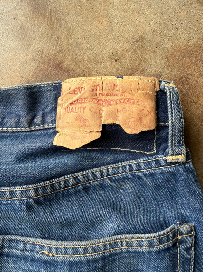1950’s-60’s Levi’s 501 Button Fly Denim | 34X34