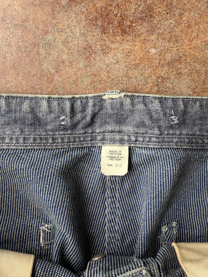 RRL SS24 Hopkins Pincheck Carpenter Pant | 33X32